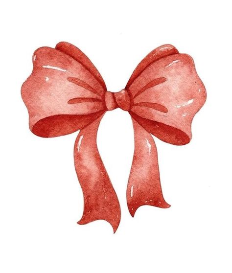 Bow Drawing, Bow Clipart, Idee Cricut, Baby Illustration, Homemade Holiday, Watercolor Ideas, Playlist Covers, Christmas Drawing, Christmas Paintings