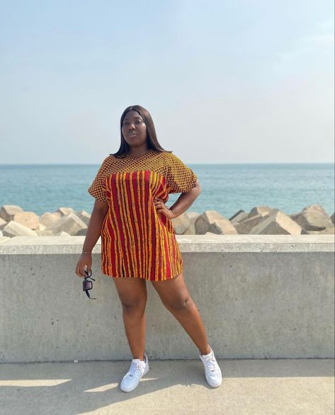 Short Ankara Gown With Canvas, Mixed Ankara Short Gowns, Ankara Fited Short Gown, Lose Dress, Ankara Short Gown Dresses, Ankara Short Flare Gowns, Short Ankara Dress, Short Ankara Gown, Ankara Shift Dress