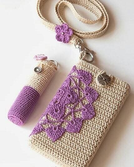 Bible Crochet, Crochet Phone Cover, Crocheted Purse, Pochette Portable, Crochet Phone Cases, Crochet Mobile, Crochet Case, Free Crochet Bag, Crochet Pouch