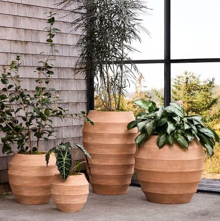 Outdoor Decorative Cushions - West Elm UK Large Terracotta Pots, Planter Liners, Porch Planters, West Elm Kids, Indoor Outdoor Planter, Garden Cushions, Planter Pots Outdoor, Outdoor Pots, Outdoor Planters