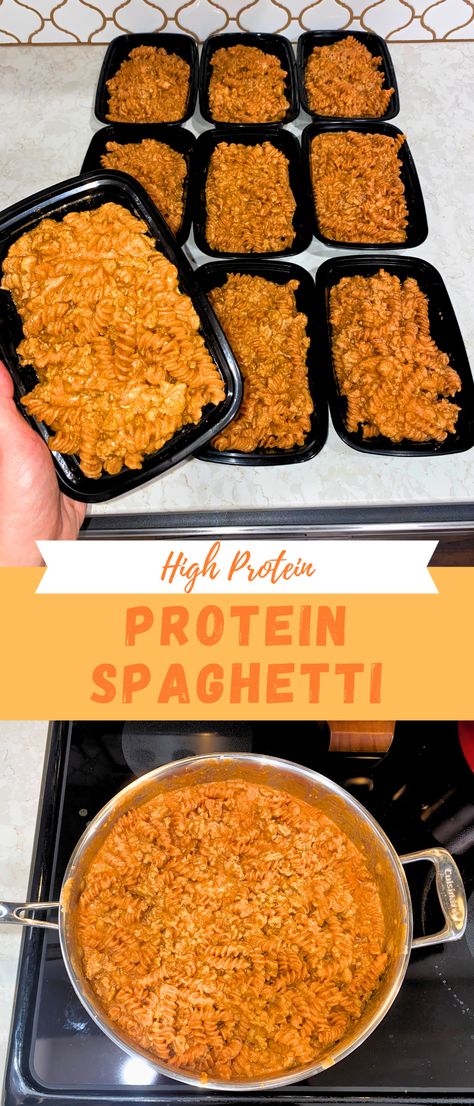 High Protein Spaghetti, Bodybuilding Recipes, High Protein Diet, Healthy Lunch Recipes, High Protein, Protein Foods, Winter Food, Healthy Lunch, Healthy Dinner