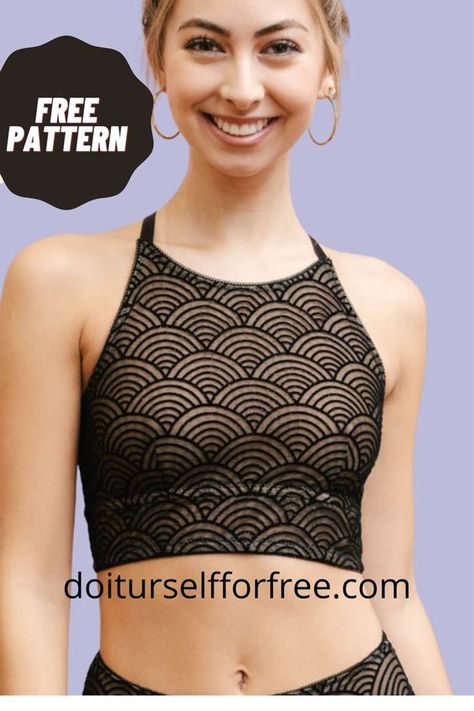 Sewing Tops For Women Pattern, Diy Activewear, Sports Bra Sewing Pattern, Bralette Sewing Pattern, Sewing Activewear, Sewing Patterns Free Women, Bra Sewing Pattern, Home Ware, Bralette Pattern