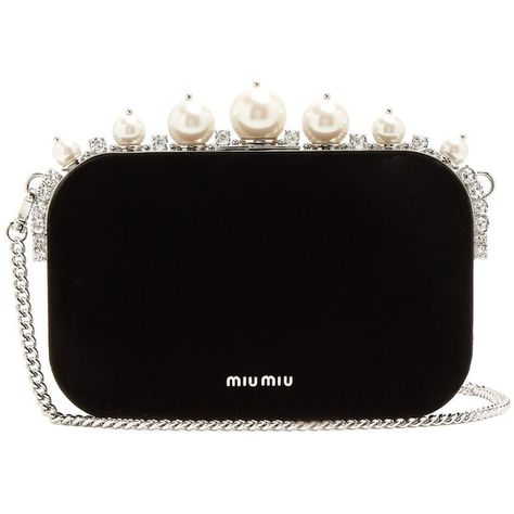 Miu Miu Purse, Miu Miu Clutch, Pearl Purse, Purses Black, Embellished Purses, Miu Miu Handbags, Bow Purse, Pearl Clutch, Velvet Purse