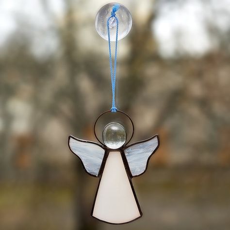 Xmas Tree Decor, Tree Toy, Stained Glass Angel, Hanging Tree, Angel Christmas, Angel Pendant, Christmas Set, Angel Ornaments, Christmas Settings