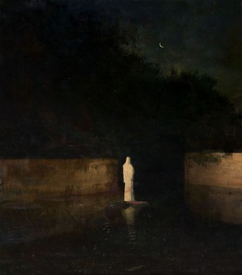 Keller or Böcklin?? At Night, A Man, Tumblr, Twitter, Water, Instagram, Art