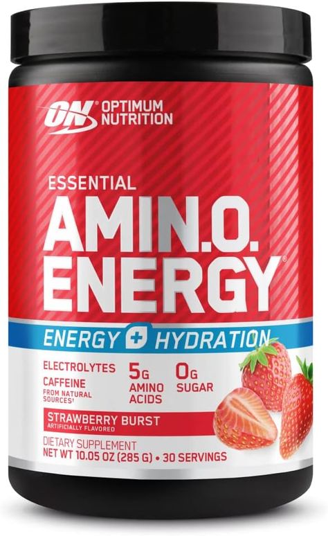 Anytime energy + electrolytes Customizable caffeine from natural sources Refreshing fruit flavor Convenient and portable Contains essential amino acids and electrolytes, so you can replenish what's lost during exercise and activity. *When taken with at least 10 fluid ounces of water Energy Powder, Energy Drink Mix, Coffee Extract, Amino Acid Supplements, Energy Supplements, Recovery Workout, Optimum Nutrition, Diet Supplements, Muscle Recovery