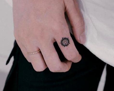 Small Female Tattoos, Spn Tattoo, Supernatural Tattoos, Dean Tattoo, Anti Possession Tattoo, Fandom Tattoos, Supernatural Tattoo, Female Tattoos, Stylish Tattoo