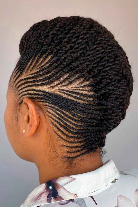 Natural Hair Mohawk Styles, Long Hair Bridal Styles, Different Braid Hairstyles, Easy Black Hairstyles, Cornrow Mohawk, Long Hair Bridal, Natural Hair Mohawk, Cornrows Updo, Cornrows Natural Hair