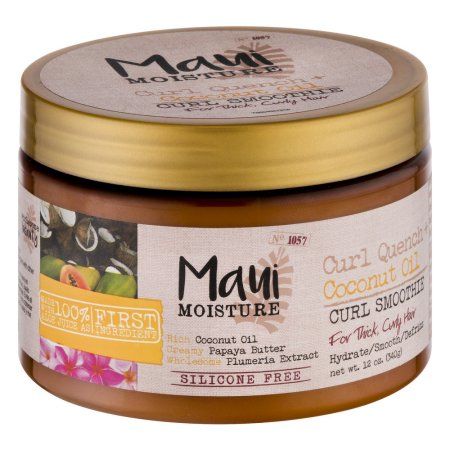 Free 2-day shipping on qualified orders over $35. Buy Maui Moisture Coconut Hair Oil Curl Smoothie, 12.0 OZ (For Thick & Curly Hair) at Walmart.com Maui Haircare, Curl Smoothie, Coconut Hair Oil, Curl Products, Curls Braids, Maui Moisture, Natural Hair Routine, Butter Extract, Coconut Hair