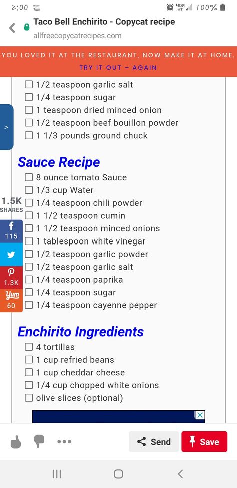 Red sauce Taco Bell Red Sauce Recipe, Red Sauce Recipe, Taco Bell Recipes, Taco Sauce, Formal Dinner, Red Sauce, Taco Bell, Minced Onion, White Vinegar