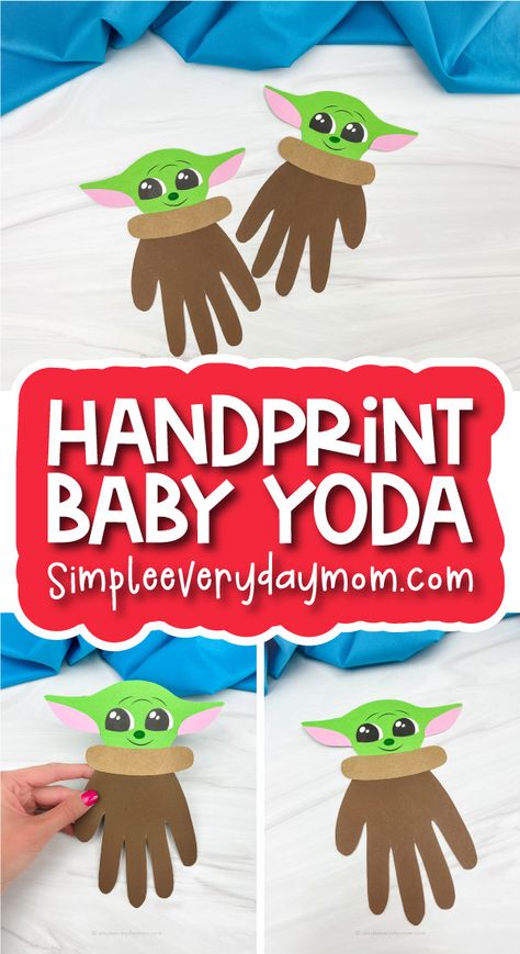 May The 4th Crafts For Kids, Star Wars Day Crafts, Star Wars Preschool Crafts, Star Wars Toddler Crafts, Star Wars Arts And Crafts, Star Wars Crafts For Toddlers, Yoda Craft Preschool, Star Wars Art For Kids, Star Wars Crafts For Kids Easy