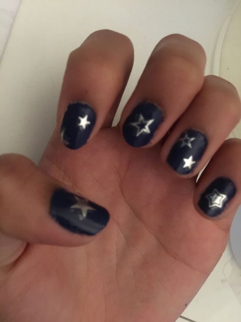 Navy Nail Art, Rock Star Nails, Rock Nails, Star Nail Designs, Blue Gel Nails, Dark Blue Nails, Navy Nails, Navy Blue Nails, Star Nail