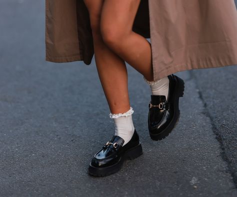 Chunky Platform Loafers, Loafers Outfit, Platform Loafers, Chunky Platform, Fall Shopping, Embellishments, Loafers