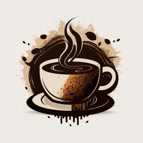 Photo stylish coffee logo design for you... | Premium Photo #Freepik #photo #brand #coffee-brand #brand-design #logo-illustration Poster For Coffee Shop, Coffee Logos Ideas Design, Cafe Logo Ideas Creative, Coffee Brands Logo, Logo Kopi Coffee Shop, Coffe Logos Ideas, Coffee Logo Branding, Cafe Logo Design Creative, Coffee Poster Design Ideas