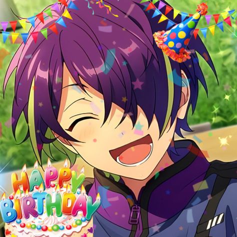 Enstars Birthday, Crazy B Enstars, Asobi Club Enstars, Switch Enstars Fanart, Enstars Live Stage, Son Happy Birthday, Ensemble Stars, My Son, Happy Birthday