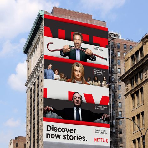 Netflix — Gretel Building Advertising, Inmobiliaria Ideas, Logo Design Love, Visual Metaphor, Billboard Design, Publicidad Creativa, Brand Guide, Visual Branding, Orange Is The New