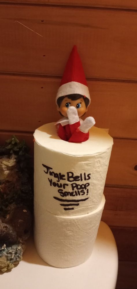 Elf On A Shelf Toilet Paper, Elf And Toilet Paper, Toilet Paper Elf On Shelf, Elf On The Shelf Ideas Toilet Paper, Elf On The Shelf Toilet Paper, Elf On The Shelf Toilet Paper Prank, Elf Toilet Paper, Elf Pranks, Elf Pictures