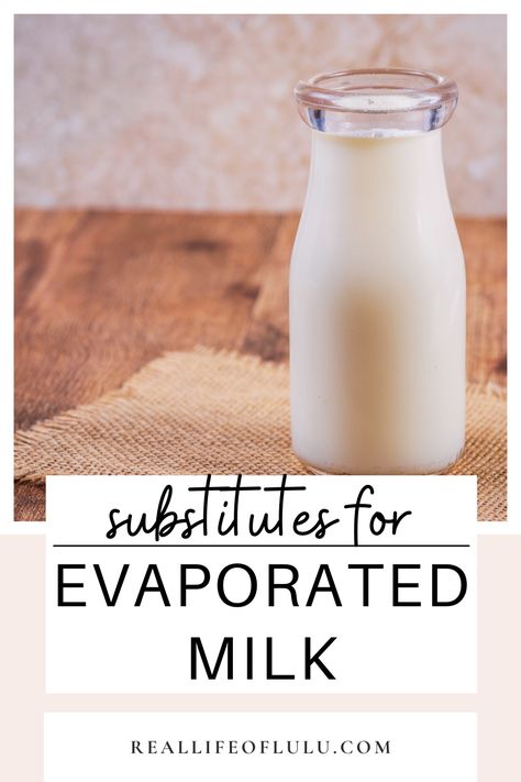 Running out of evaporated milk? Don't stress! There are tons of things you can use instead. This article breaks down your options, from creamy half-and-half to nutty almond milk. Whether you're lactose-intolerant, vegan, or just plain forgot to grab some at the store, you'll find a substitute that works for you. Substitute For Evaporated Milk, Evaporated Milk Substitute, Baking Powder Substitute, Cheap Desserts, Cheap Dessert Recipes, Peanut Butter Bread, Cooking Tofu, Food Resources, Best Instant Pot Recipe