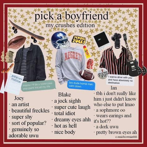 Pick A Boyfriend Aesthetic, Pick A Boyfriend, Boyfriend Aesthetics, Boyfriend Types, Trans Boy Outfits, Ftm Outfits, Boy Hair Drawing, Trans Outfit, Sims Challenge