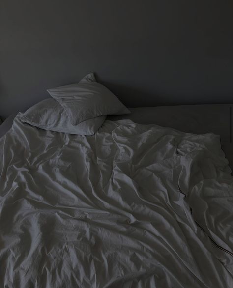 Bedsheets Aesthetic Dark, Bedsheets Aesthetic, Bed Sheets Aesthetic, Intentions For The Day, Sheets Aesthetic, Grey Bed Sheets, Enjoy The Silence, Bed Back, Dark Paradise