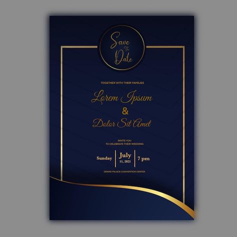 Luxury blue wedding invitation template | Premium Psd #Freepik #psd #luxury-wedding-invitation #elegant-template #elegant-wedding-invitation #wedding-invitation-marriage Blue Invitation Card, Blue Wedding Invitation Template, Luxury Invitation Design, Luxury Template, Luxury Invitation Card, Digital Invitation Card, Wedding Card Template, Event Invitation Design, Indian Retro