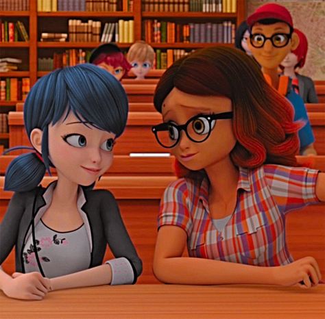 Marinette And Alya, Alya Miraculous, Awakenings Movie, Chloe Bourgeois, Marinette Dupain Cheng, Style Change, Cute Cartoon Wallpapers, Yin Yang, Miraculous Ladybug