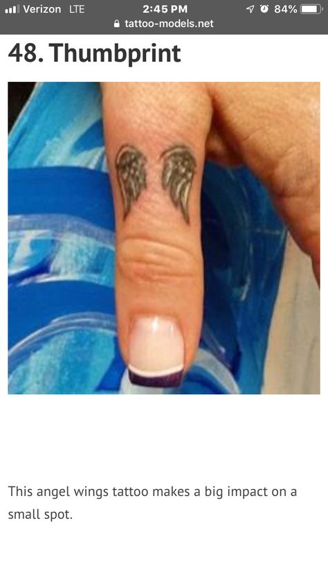 Wings Finger Tattoo, Angel Wing Finger Tattoo, Angel Wing Tattoo, Tattoo On Finger, Saved Tattoo, Angel Wings Tattoo, Wing Tattoo, Dad Tattoos, Ring Tattoos