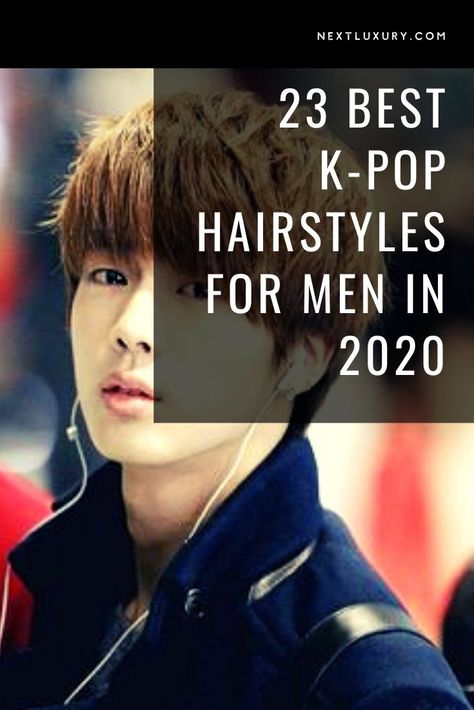 Heavily impacted by the Korean Pop culture, there are new and stylish K-pop hairstyles that are so cool and modern. So, if you are here because you want to transform your looks by rocking Korean hairstyles, sit down, relax, and check out these fresh and contemporary K-pop hairstyle trends for guys.  #mensfashion K Pop Hairstyles Men, K Pop Hairstyles, Pop Hairstyles, Two Block Haircut, Korean Hairstyles, Next Luxury, K Pop Idol, Side Part Hairstyles, Long Hair On Top