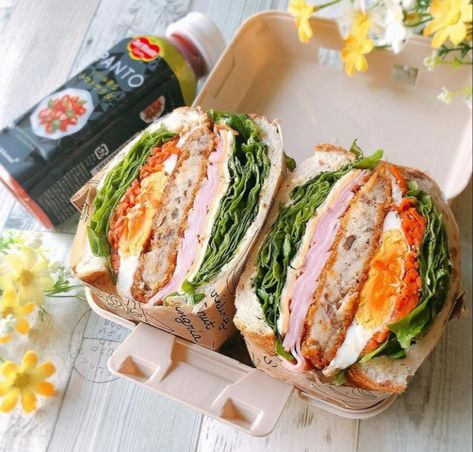 Sandwich Korea, Holistic Nutrition Recipes, Healthy Sandwich Recipes, Fudge Recipes Easy, Healthy Sandwiches, Club Sandwich, Picnic Food, Buffet Food, Seasonal Recipes