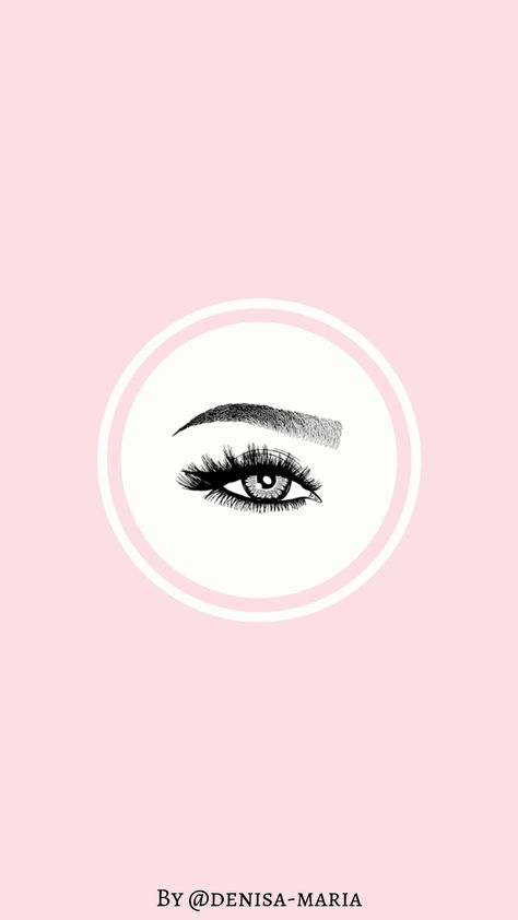 Instagram Highlights #instagramhighlights Eyelash Logo Design, Lash Logo Design, Technician Logo, Image Girly, Rustic Business Cards, Phibrows Microblading, Lash Logo, Lash Technician, Eyelash Logo