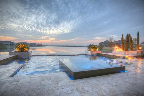 How Do Infinity Pools Work? Infinity Pool Backyard, Residential Pool, Custom Swimming Pool, Pool Contractors, Pool Renovation, Pool Backyard, Outdoor Paradise, Pool Construction, Modern Pools