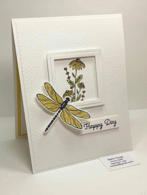 Mother's Day Cards Handmade Simple, Dragonfly Dreams, Marianne Design, Butterfly Cards, Stamping Up Cards, Window Frame, Mothers Day Cards, Stamping Up, Sympathy Cards