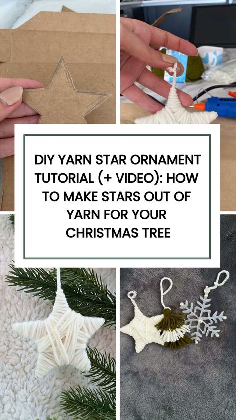 I absolutely love Christmas. It’s always been my favorite time of the year. There’s something magical about the lights, the music, and the general sense of joy and togetherness. One of my favorite aspects of Christmas is making home decor DIYs for the Holiday season! Here are my DIY Yarn Star Ornaments, they're so cute! Yarn Stars Ornament, Star Ornaments, Christmas Bathroom Decor, Diy Yarn, Christmas Bathroom, Christmas Kitchen Decor, Ornament Tutorial, Love Christmas, Yarn Diy