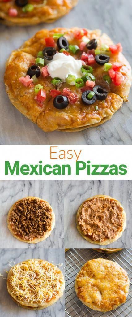 Easy Mexican Pizza, Ground Beef Refried Beans, Mexican Pizzas, Pizzas Recipe, Mexican Pizza Recipe, Taco Bell Mexican Pizza, Recipe With Ground Beef, Frijoles Refritos, Ground Beef Stroganoff