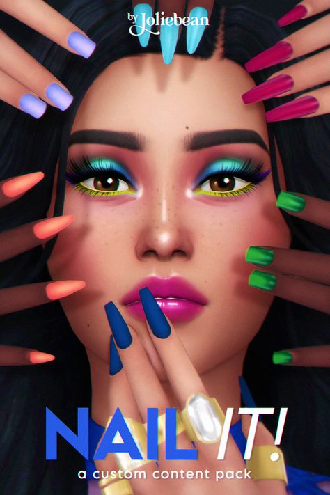 Sims4 Accessories, Cc Nails, Sims 4 Nails, Cc Folder, Makeup Cc, Pelo Sims, Sims 4 Mm Cc, Sims 4 Cc Makeup, Sims 4 Cc Folder