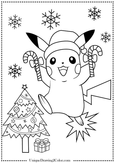 Pikachu Coloring Pages (Free Printable) Mario Christmas Coloring Pages, Christmas Color Pages For Kids, Christmas Kids Coloring Pages, Pikachu Coloring Page Free Printable, Christmas Printables Free Kids Coloring, Pokemon Christmas Coloring Pages, Pokemon Colouring Printables, Christmas Colouring Printables Free, Color Sheets For Kids Printables Free