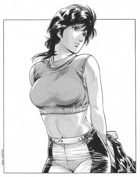 City Hunter, Kaori Makimura Kaori City Hunter, City Hunter Kaori, City Hunter Manga, Kaori Makimura, Nicki Larson, Tsukasa Hojo, Kuchiki Byakuya, Nicky Larson, Comics Illustration