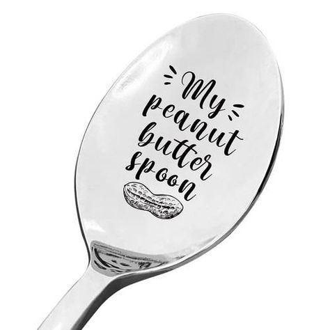 Temu | Explore the Latest Clothing, Beauty, Home, Jewelry & More Spoon Gifts, Best Peanut Butter, Men Birthday, Best Instant Pot Recipe, Peanut Butter Lovers, Engraved Stainless Steel, Dessert Spoons, Coffee Spoon, Man Birthday