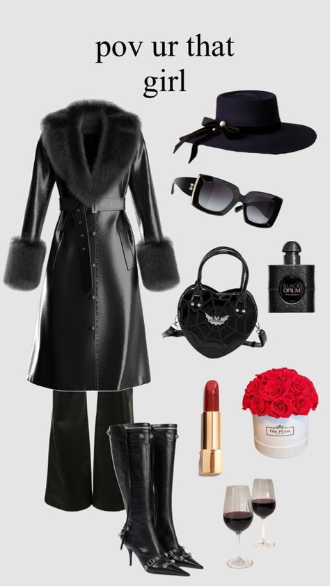 #outfitinspo #fashion #darkacademia #villain #classic Dark Academia, Outfit Inspo, Clothes, Black