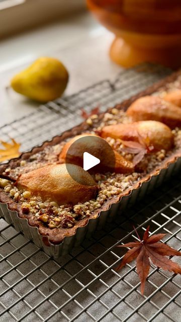 Denise Marchessault on Instagram: "Indulge in the flavors of fall with this rustic tart. 🍂🍁🍐

A chocolate shortcrust pastry holds tender, ripe pears nestled in a ginger-spiced almond filling, all finished with a drizzle of creamy caramel sauce. Pure autumn indulgence!”

For the full recipe, check the link in my bio or visit my website. 
Facebook users, visit: https://www.denisem.ca/recipes/nutty-pear-tart

You can discover more delicious pastries in the Artful Pie Project: A Sweet and Savoury Book of Recipes" Denise Marchessault, Rustic Tart, Almond Filling, Ripe Pears, Pear Tart, Creamy Caramel, Shortcrust Pastry, Facebook Users, Caramel Sauce