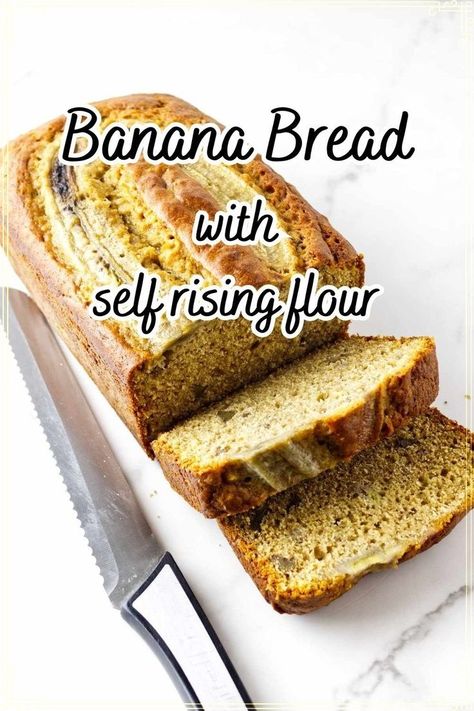 Banana Bread with self-rising flour takes the  classic comfort food to a whole new level of ease. Forget about  measuring out baking soda and baking powder – self-rising flour does all  the heavy lifting, streamlining your baking process. Bread With Self Rising Flour, Brunch Appetizers, Lemon Poppyseed Bread, Flours Banana Bread, Banana Bread Ingredients, Sweet Potato Bread, Baking Process, Oatmeal Bread, Kid Approved Meals