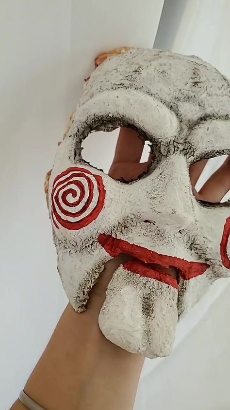 Making of the Jigsaw Mask Special F/X Makeup #Jigsaw #facepaint  #facepainting #specialfx #makeuptutorial #halloween #diy Jigsaw Mask, Joker Mask, X Makeup, Mask Halloween, Daily Video, Clay Art Projects, Facepaint, Clay Art, Face Painting