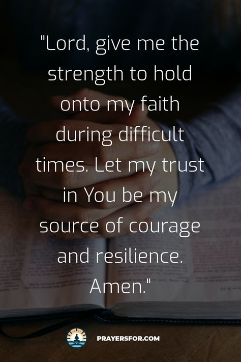 Strength in Faith Prayer Prayers For Understanding, Prayers For Faith, Prayer For Understanding, Faith Bible Verses, Prayer For Courage, Prayer For Strength, Prayer For Love, Personal Prayer, Powerful Prayers