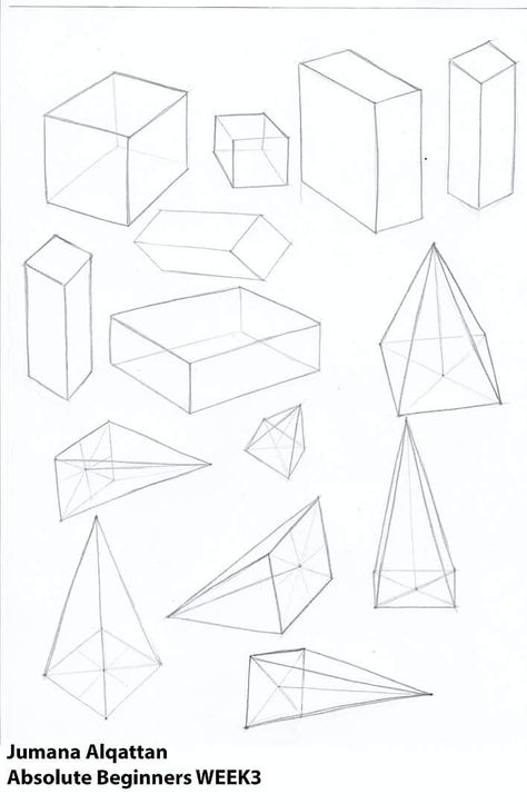 3d Shapes For Drawing Practice, Sphere Reference, Practice Drawing Shapes, Shapes Drawing, Geometric Shapes Drawing, Basic Sketching, Train Drawing, Form Drawing, Perspective Drawing Lessons