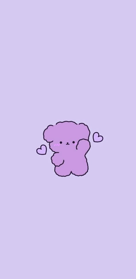 @XWjenlisaWX Dibujos Soft Cute, Mor Wallpaper, Iphone Wallpaper Violet, Pinterest Cute, Light Purple Wallpaper, Korean Illustration, Iphone Wallpaper Cat, Iphone Wallpaper Lights, Violet Pastel