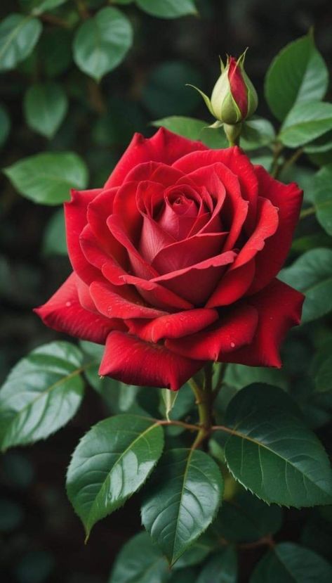 Roses With Leaves, Very Beautiful Flowers, Rose Flower Pictures, Flower Wallpapers, Beautiful Red Roses, Cute Flower Wallpapers, Climbing Roses, Beautiful Rose Flowers, Flower Phone Wallpaper