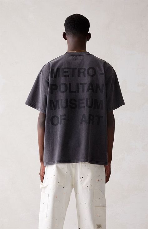 The Met x PacSun Metropolitan T-Shirt | PacSun Mens Graphic Tees Prints, Minimal Streetwear, Art And Fashion, Streetwear Tshirt, Top Graphic Tees, Oversized T Shirt, Mens Graphic Tee, Apparel Design, Metropolitan Museum Of Art