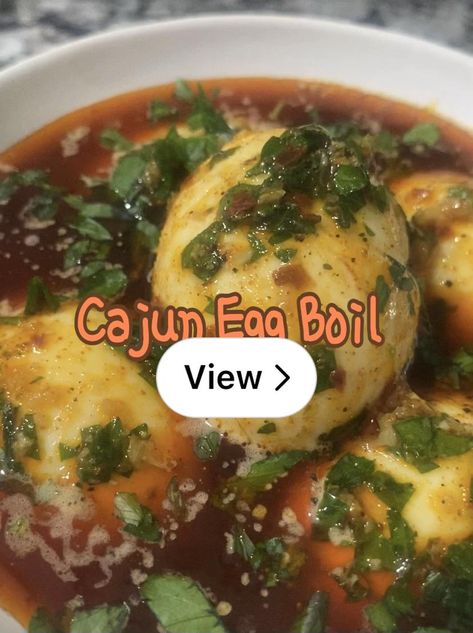 Lemon8 · Cajun Egg Boil  · @Buzzzkitchen Cajun Egg Boil, Cajun Hard Boiled Eggs, Egg Boil Recipes, Cajun Eggs, Egg Boil, Boil Recipes, Boiled Food, Old Bay, Cajun Seasoning