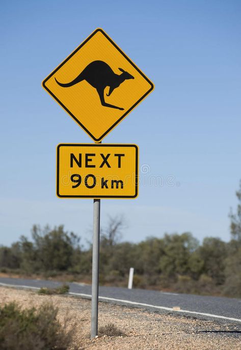 Road sign. Kangaroos next 90km,in outback, Australia , #AD, #Kangaroos, #sign, #Road, #Australia, #outback #ad Australia Road Sign, Australian Road Signs, Childhood Core, Julie Kagawa, Australia Outback, Sign Road, Maggie Stiefvater, Outback Australia, Kagawa