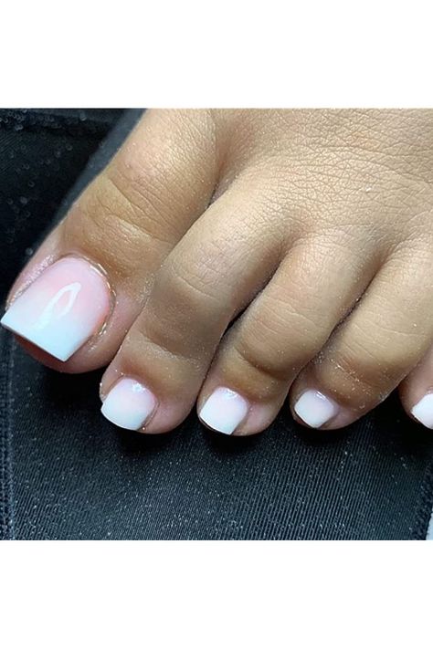 YOSOMK Ombre Pink French Tips Press on Toenails Gradient Short Toe Nail Tips Press ons White Pink Glue on Fake Toe Nails Nude Square Summer False ToeNails for Women 24Pcs French Ombre Toenails, White Ombre Toenails, Ombré Toe Nails, Ombre Toenails, Ombré Toes, Ombre Toe Nails, Pink French Tips, Press On Toenails, Ombre Gel Nails